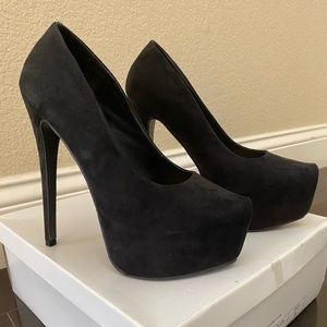 XXI Suede Platform Stiletto Heels